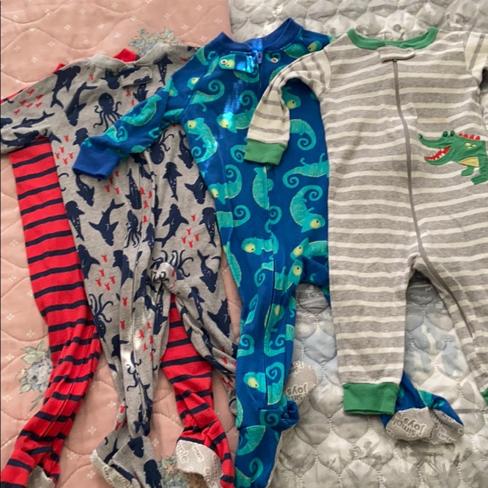 4 boys 12 month sleepers